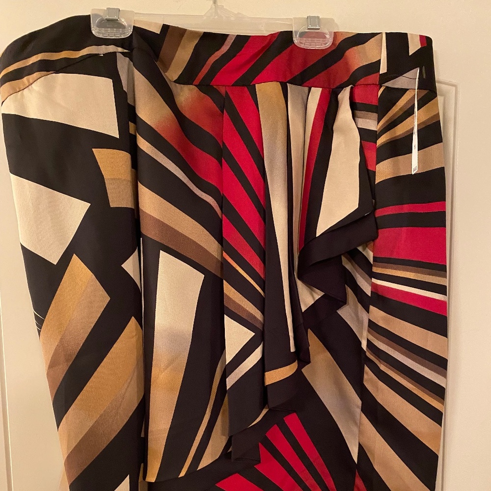 Faux wrap skirt
